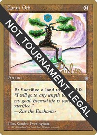 Zuran Orb - 1996 Preston Poulter (ICE), World Championship Decks