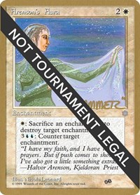 Arenson's Aura - 1996 Shawn "Hammer" Regnier (ICE) (SB), World Championship Decks