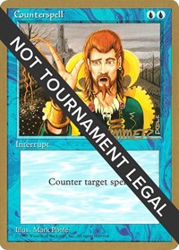 Counterspell - 1996 Shawn "Hammer" Regnier (4ED), World Championship Decks