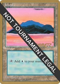 Island (C) - 1996 Shawn "Hammer" Regnier (4ED), World Championship Decks