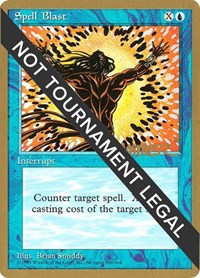 Spell Blast - 1996 Shawn "Hammer" Regnier (4ED), World Championship Decks