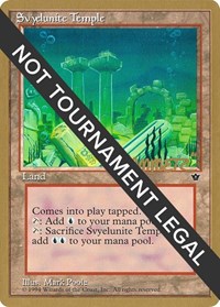 Svyelunite Temple - 1996 Shawn "Hammer" Regnier (FEM), World Championship Decks