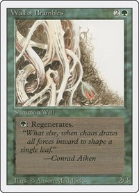 Wall of Brambles, Revised Edition