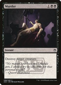 Murder, Masters 25