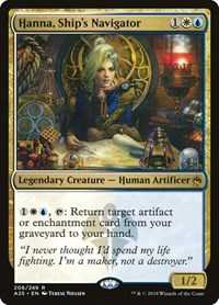 Hanna, Ship's Navigator, Masters 25