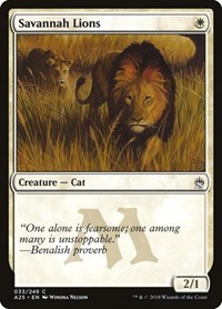 Savannah Lions, Masters 25