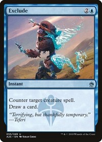 Exclude, Masters 25