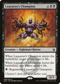 Laquatus's Champion, Masters 25