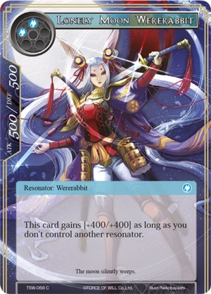 Lonely Moon Wererabbit, Standard, front