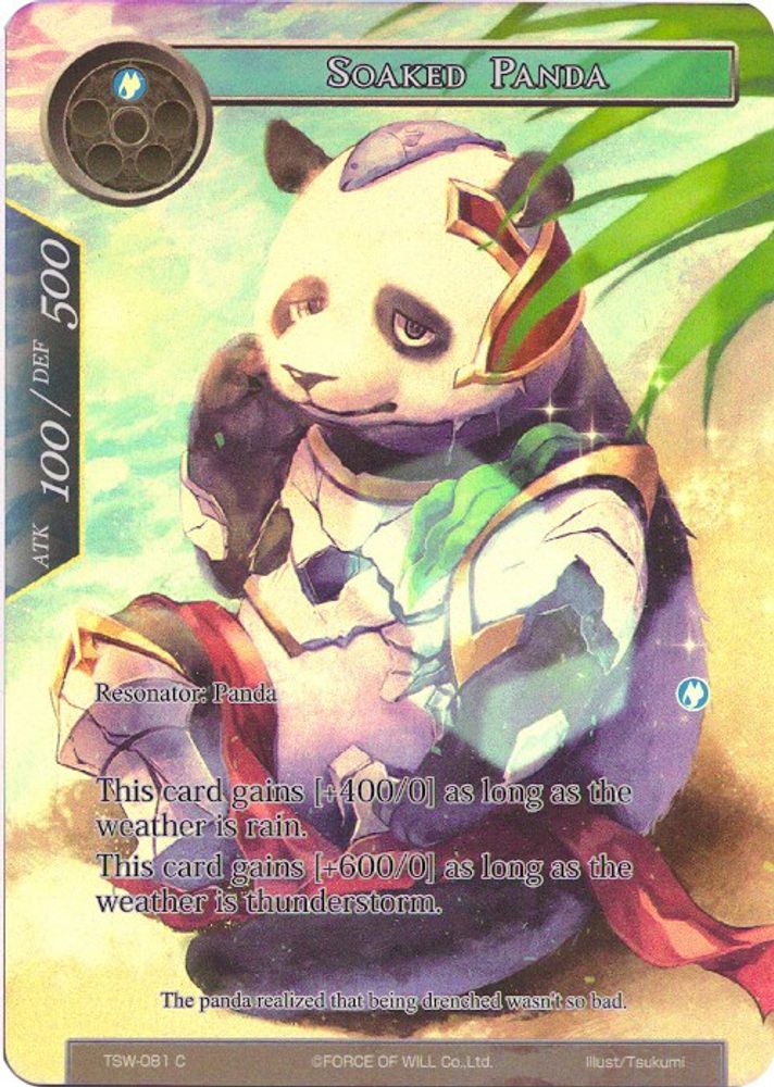 Soaked Panda (Full Art), Foil, front