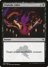 Diabolic Edict, Masters 25