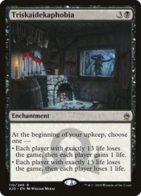Triskaidekaphobia, Masters 25