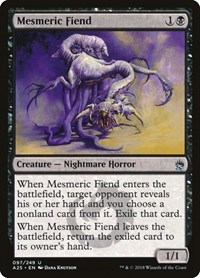 Mesmeric Fiend, Masters 25