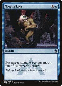 Totally Lost, Masters 25