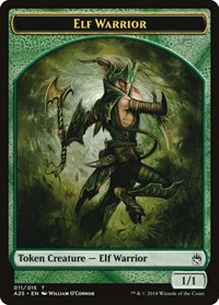 Elf Warrior Token (011), Masters 25