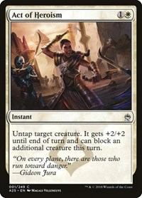 Act of Heroism, Masters 25
