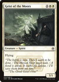 Geist of the Moors, Masters 25
