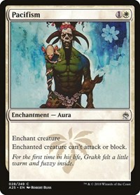 Pacifism, Masters 25