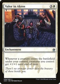 Valor in Akros, Masters 25