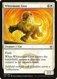 Whitemane Lion, Masters 25