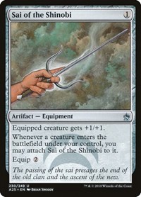 Sai of the Shinobi, Masters 25