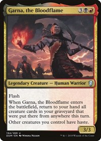 Garna, the Bloodflame, Dominaria
