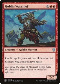 Goblin Warchief, Dominaria