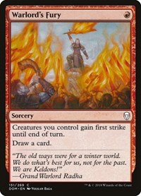 Warlord's Fury, Dominaria