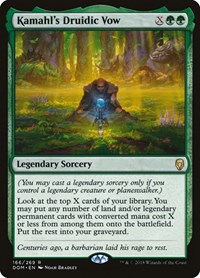 Kamahl's Druidic Vow, Dominaria