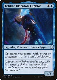 Tetsuko Umezawa, Fugitive, Dominaria