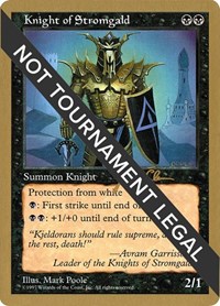 Knight of Stromgald - 1997 Jakub Slemr (5ED), World Championship Decks