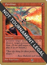 Pyroblast - 1997 Jakub Slemr (5ED) (SB), World Championship Decks