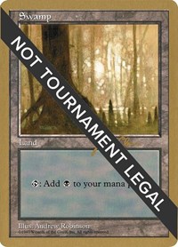 Swamp (445) - 1997 Jakub Slemr (5ED), World Championship Decks