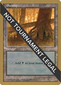 Swamp (444) - 1997 Jakub Slemr (5ED), World Championship Decks