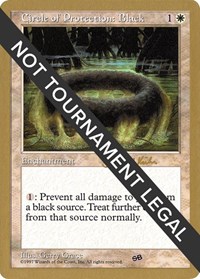 Circle of Protection: Black - 1997 Janosch Kuhn (5ED) (SB), World Championship Decks