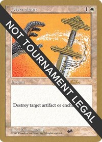 Disenchant - 1997 Janosch Kuhn (5ED) (SB), World Championship Decks