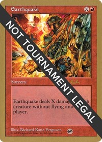 Earthquake - 1997 Janosch Kuhn (5ED) (SB), World Championship Decks