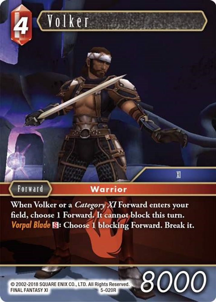 Volker, Standard, front