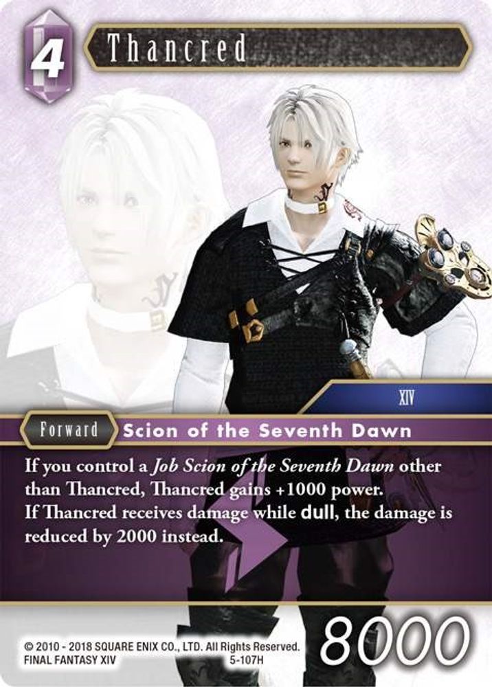 Thancred, Standard, front