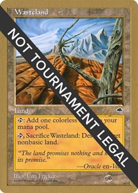 Wasteland - 1998 Randy Buehler (TMP) (SB), World Championship Decks