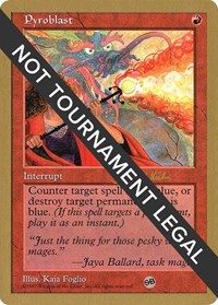 Pyroblast - 1997 Janosch Kuhn (5ED) (SB), World Championship Decks