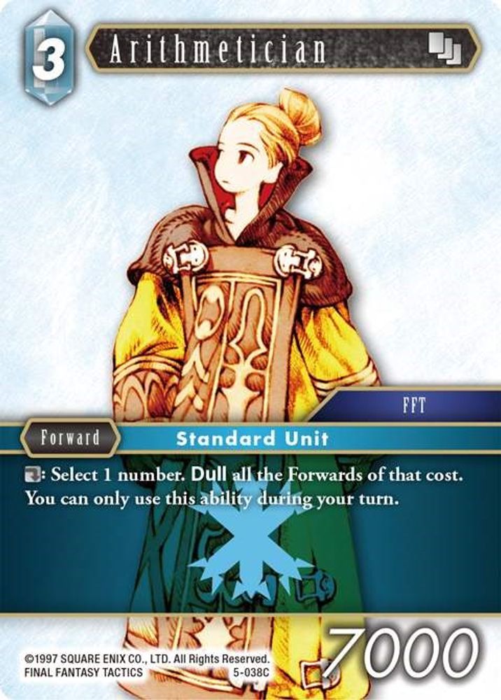 Arithmetician, Standard, front