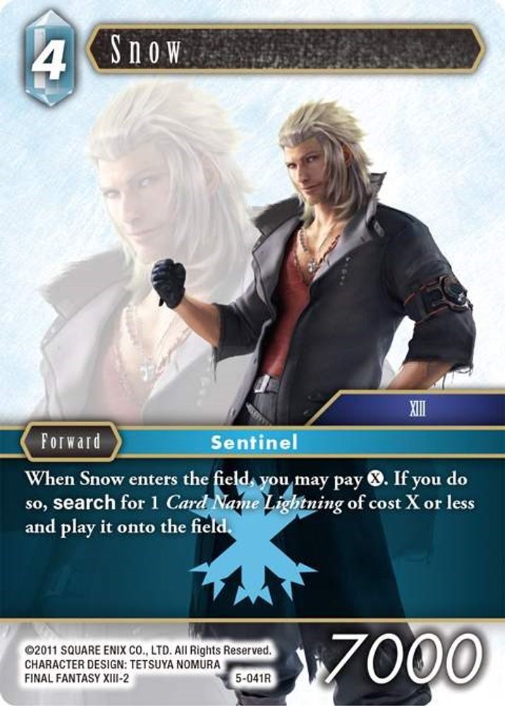 Snow, Standard, front