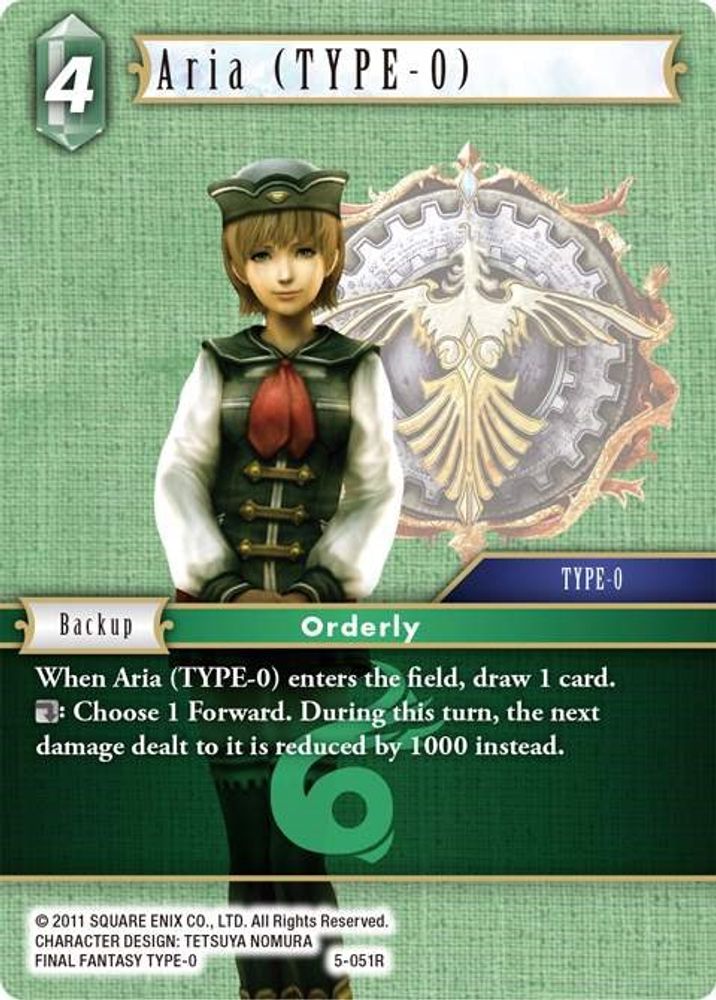 Aria (TYPE-0), Standard, front