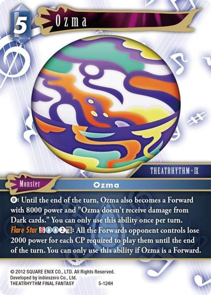 Ozma, Standard, front