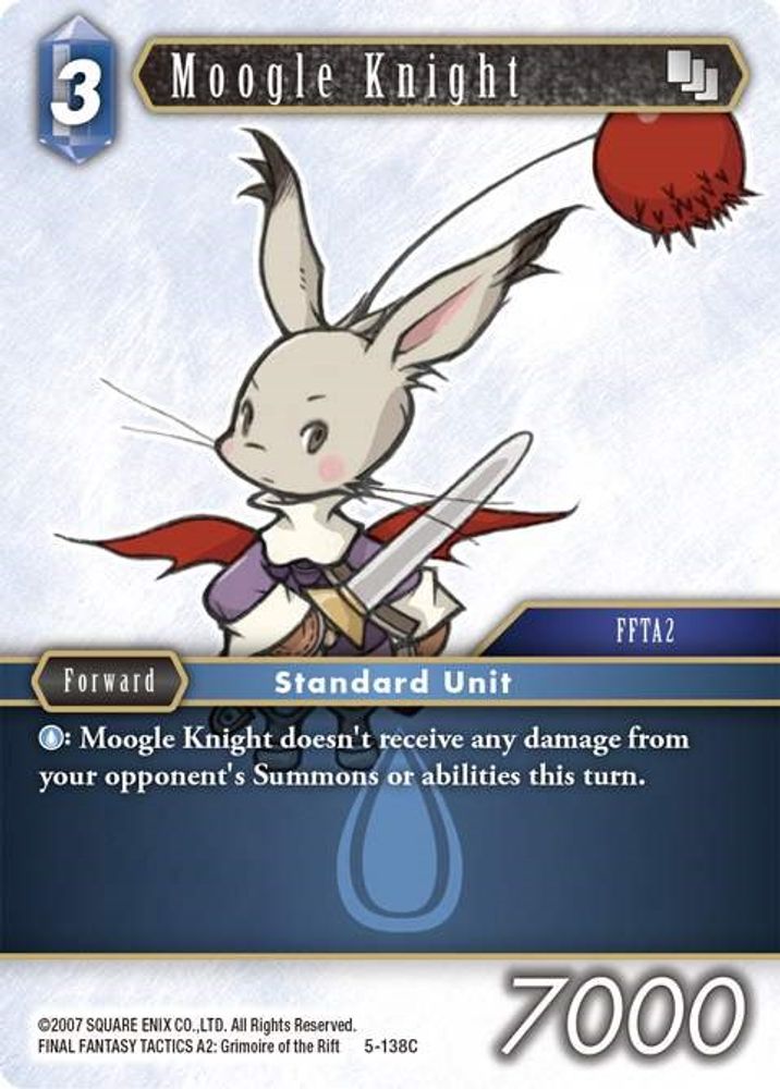 Moogle Knight, Standard, front
