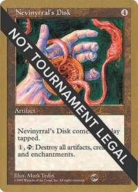 Nevinyrral's Disk - 1997 Paul McCabe (5ED) (SB), World Championship Decks