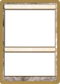 2004 World Championship Blank Card, World Championship Decks