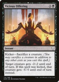 Vicious Offering, Dominaria