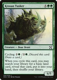 Krosan Tusker, Duel Decks: Elves vs. Inventors